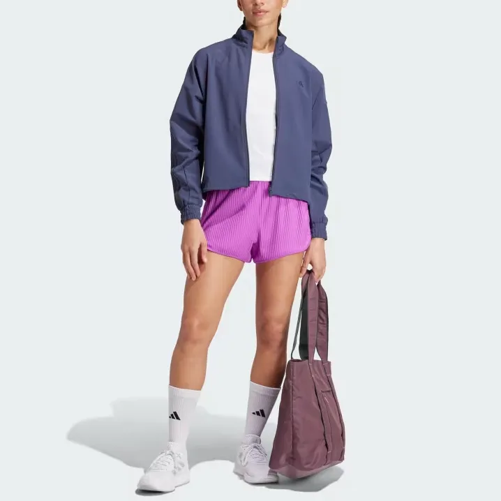 Adidas Gym Pacer All Tonal 3S Jackets Coats Women's Shadow Marine-3