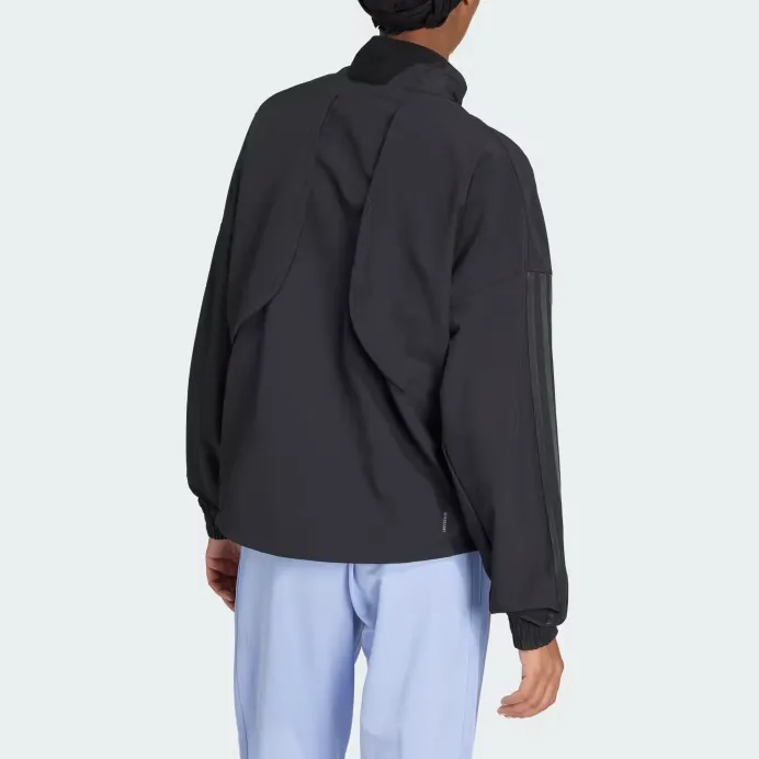 Adidas Free Shipping With AdiClub Pacer All Gym Tonal 3 Stripes Woven Jacket-2