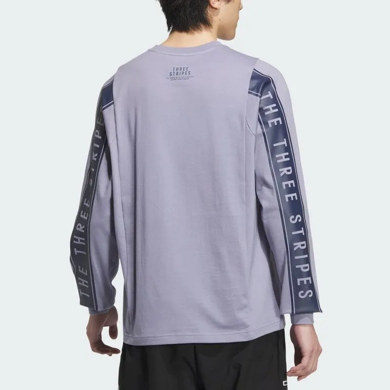 Adidas Warding Pack T Shirt Men's Silver Violet-1