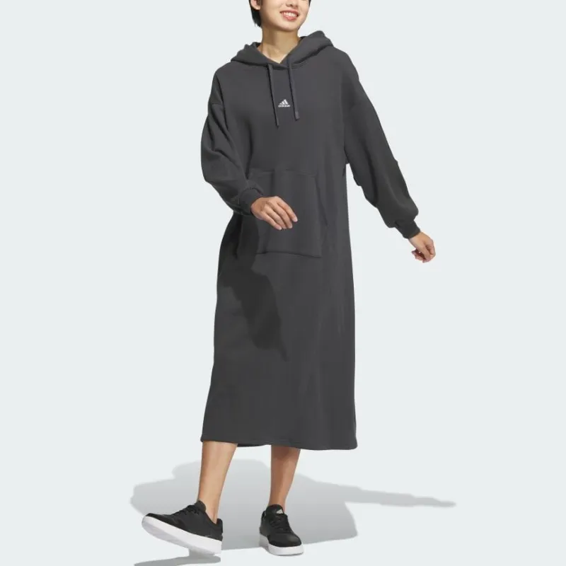 Adidas Long Sleeved Dress Women's Carbon-3