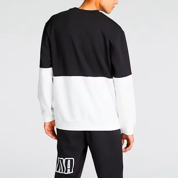 PUMA POWER MX Crew Sweatshirt Men's Black-4