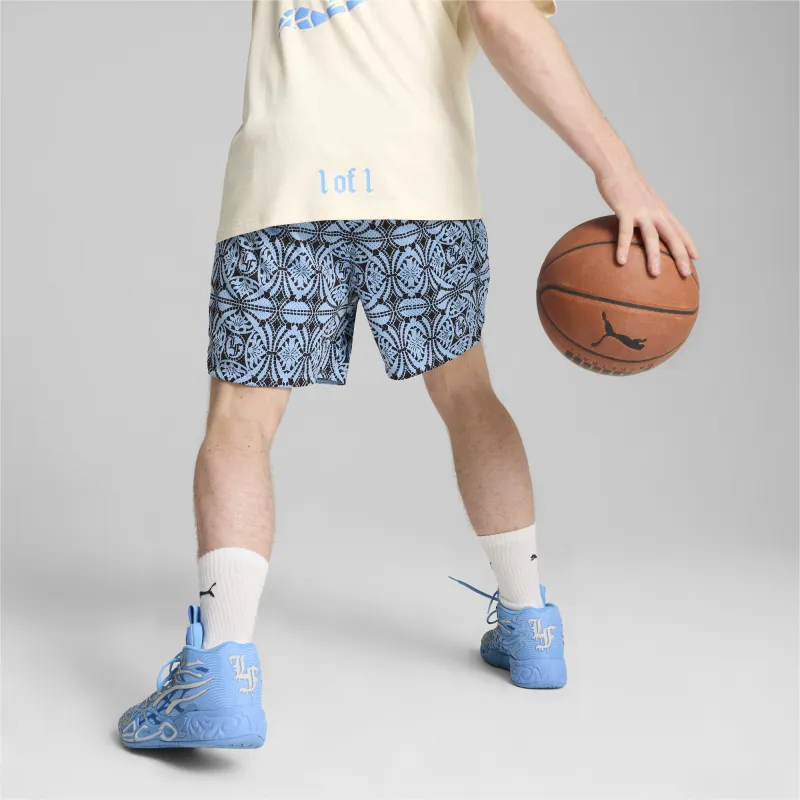 PUMA Shorts PUMA Hoops X LAFRANCÉ Mosaic Para Hombre-3