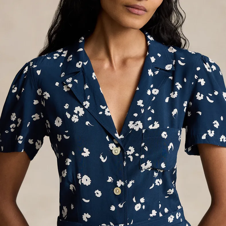 Polo Ralph Lauren Floral-print Belted Shirt Dress-4
