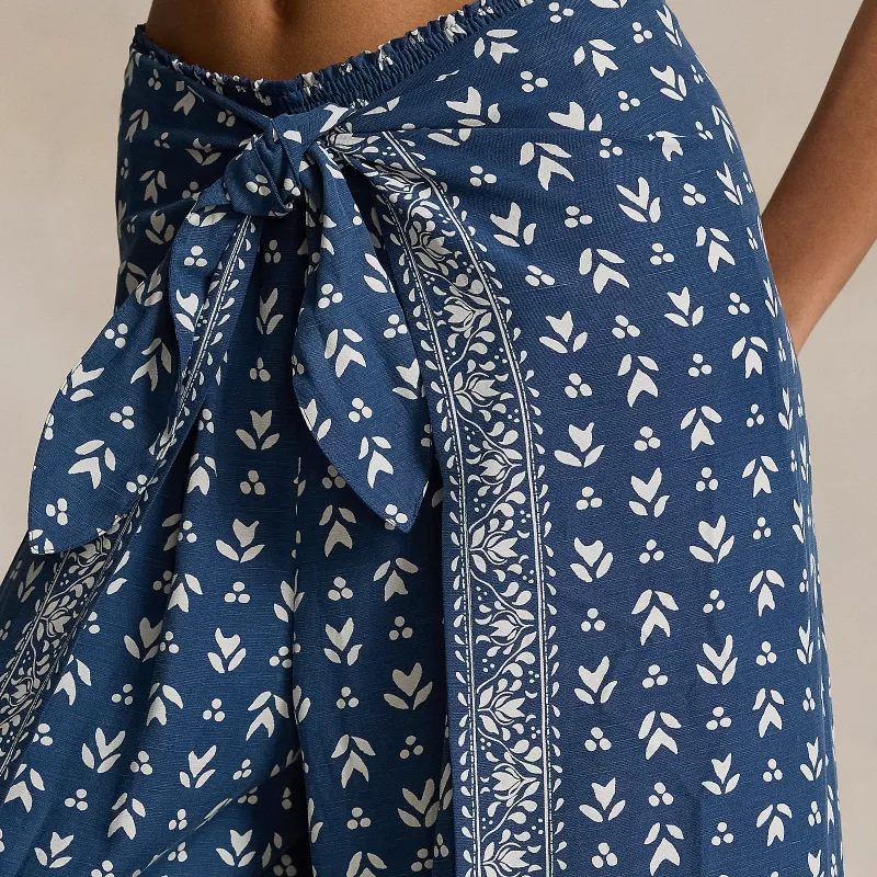 Polo Ralph Lauren Floral-print Tie-waist Trousers-3
