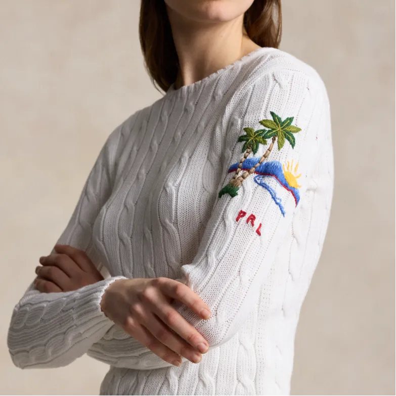 Polo Ralph Lauren SS24 Knitwear Women's White-4