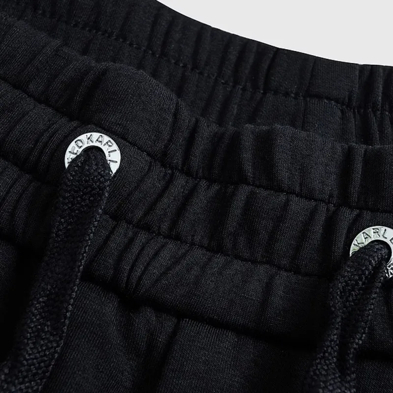 KARL LAGERFELD Knitted Sweatpants Men's Black-2