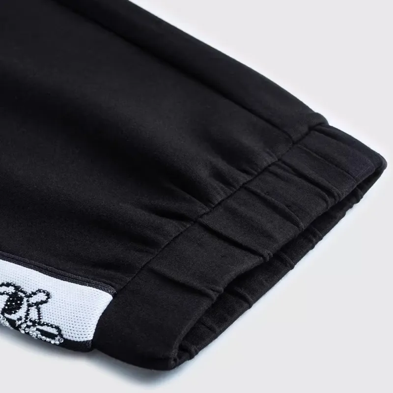 KARL LAGERFELD Knitted Sweatpants Men's Black-4