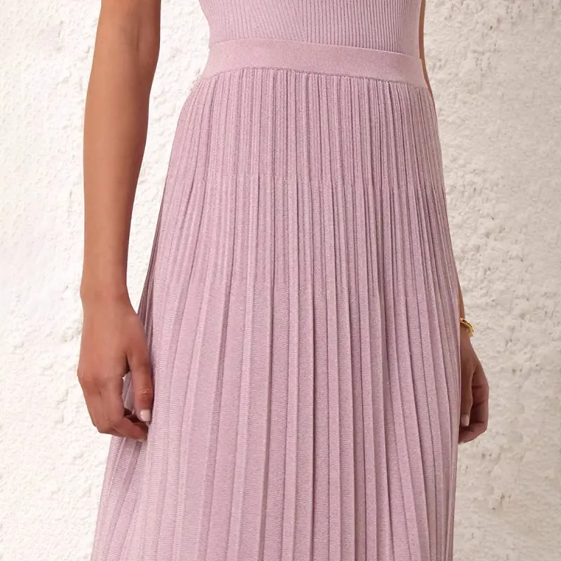 Zimmermann Halliday Rib Midi Skirt-6