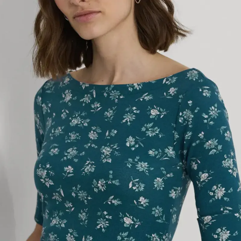 Polo Ralph Lauren SS24 Short-Sleeved Dresses Women's Indigo-3