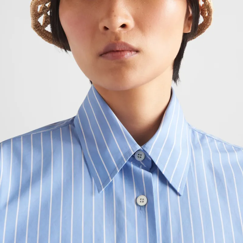 PRADA Striped Buttoned Shirt-1