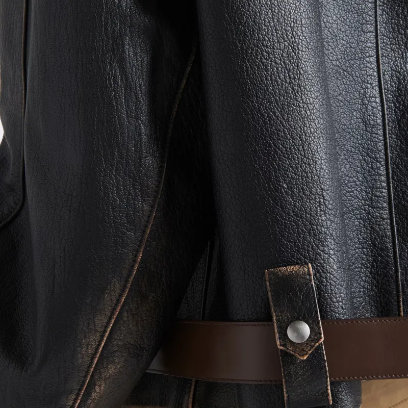 PRADA Leather Jacket-4