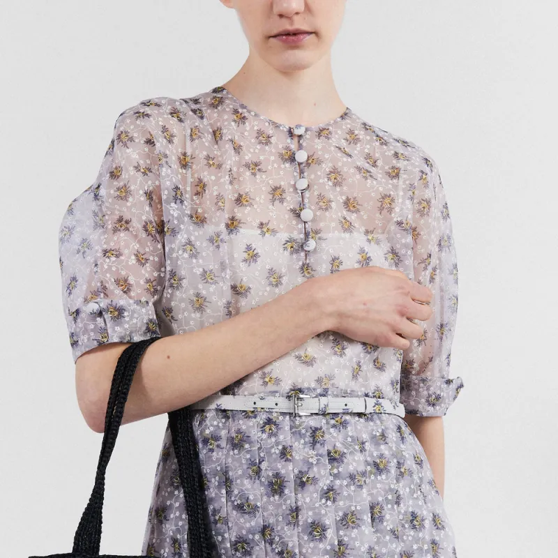 PRADA Floral print Midi Dress-3