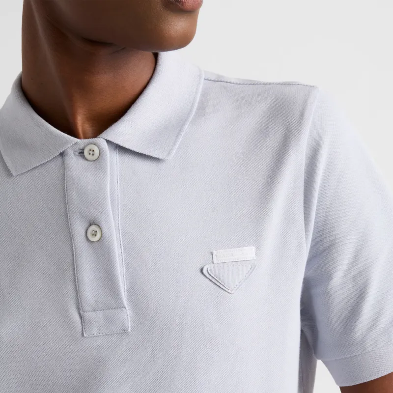 PRADA SS24 Polo Shirt Women's Xingji Blue-4