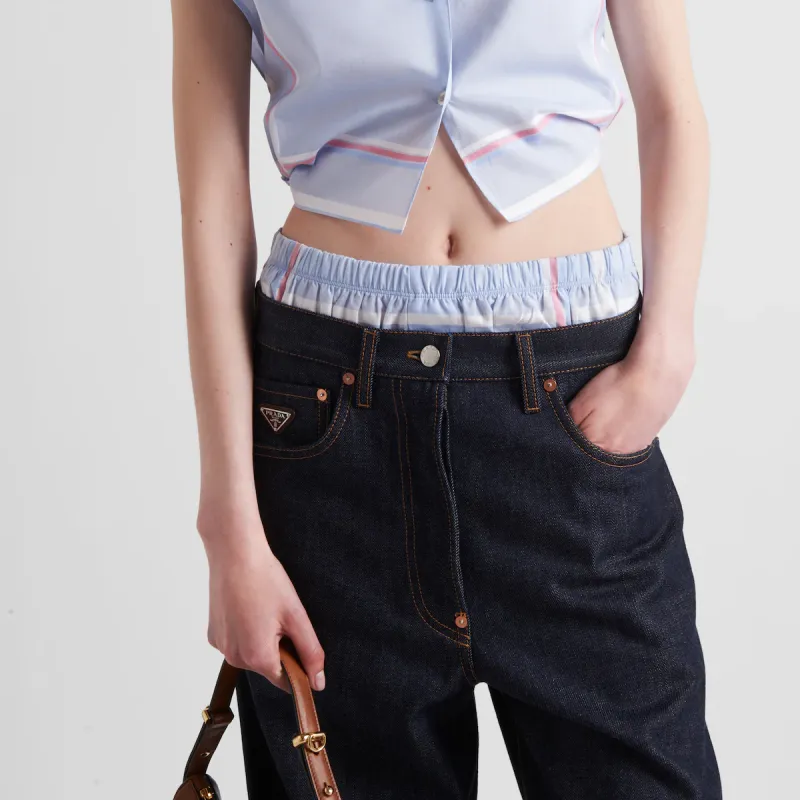 PRADA Jeans Women's Blue-3