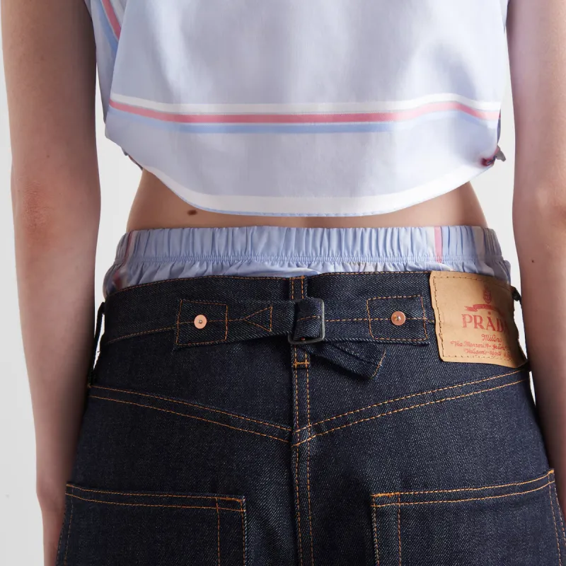 PRADA Jeans Women's Blue-4