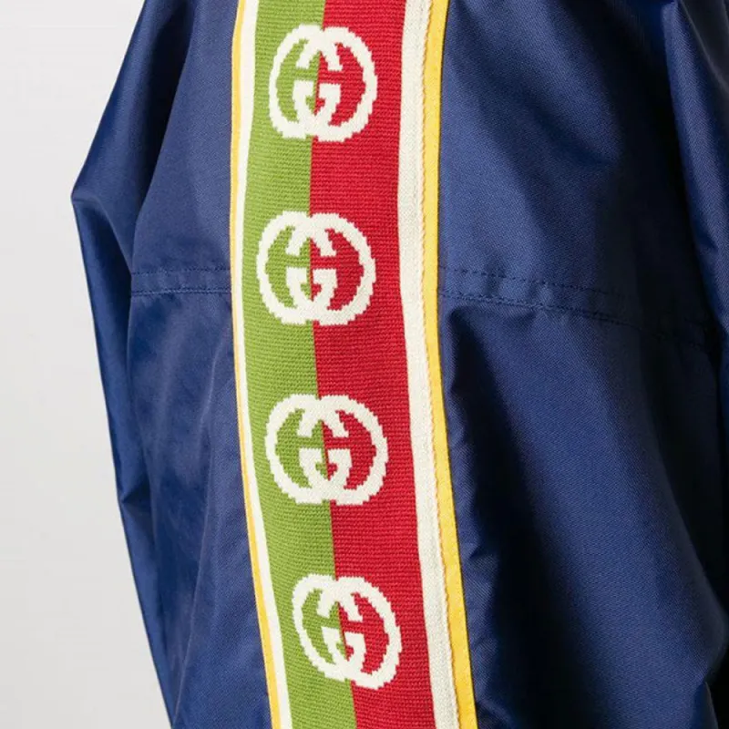 GUCCI Jackets Men Blue-5