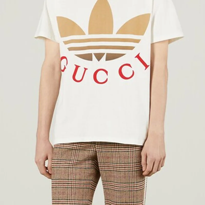 GUCCI X Adidas Logo T shirt-4