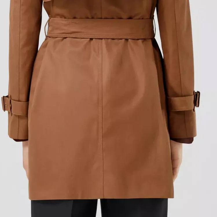 Burberry Trench Coats Women's Dark Brown-5