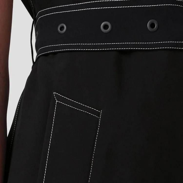 Burberry SS22 Sleeveless Dress Women's Black-4