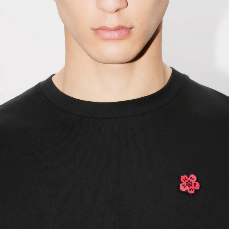 KENZO Boke Flower Embroidered Crewneck T Shirt-4