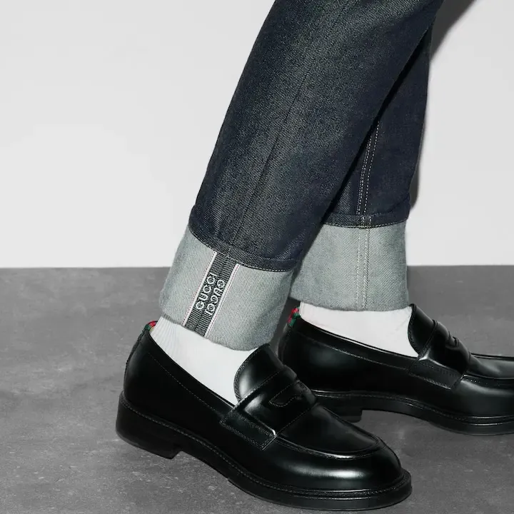 GUCCI Jeans Men Blue-5