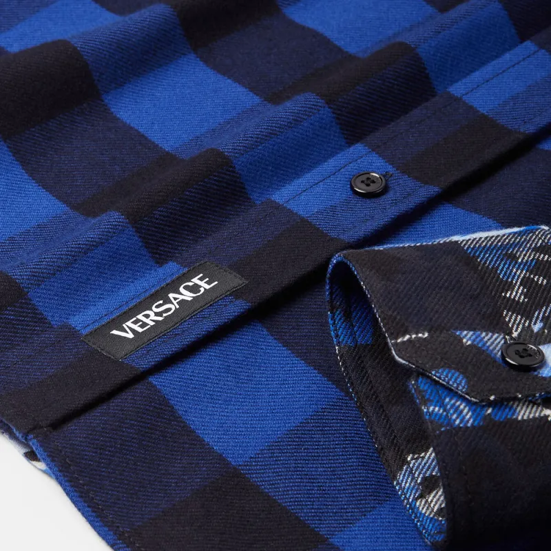 VERSACE VERSACE Shirt Men's Blue-6