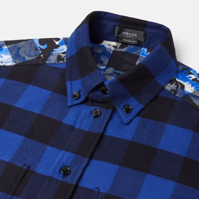 VERSACE VERSACE Shirt Men's Blue-5