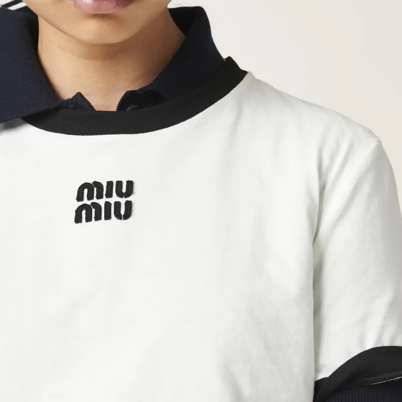 MIU MIU T Shirts Women's White-4