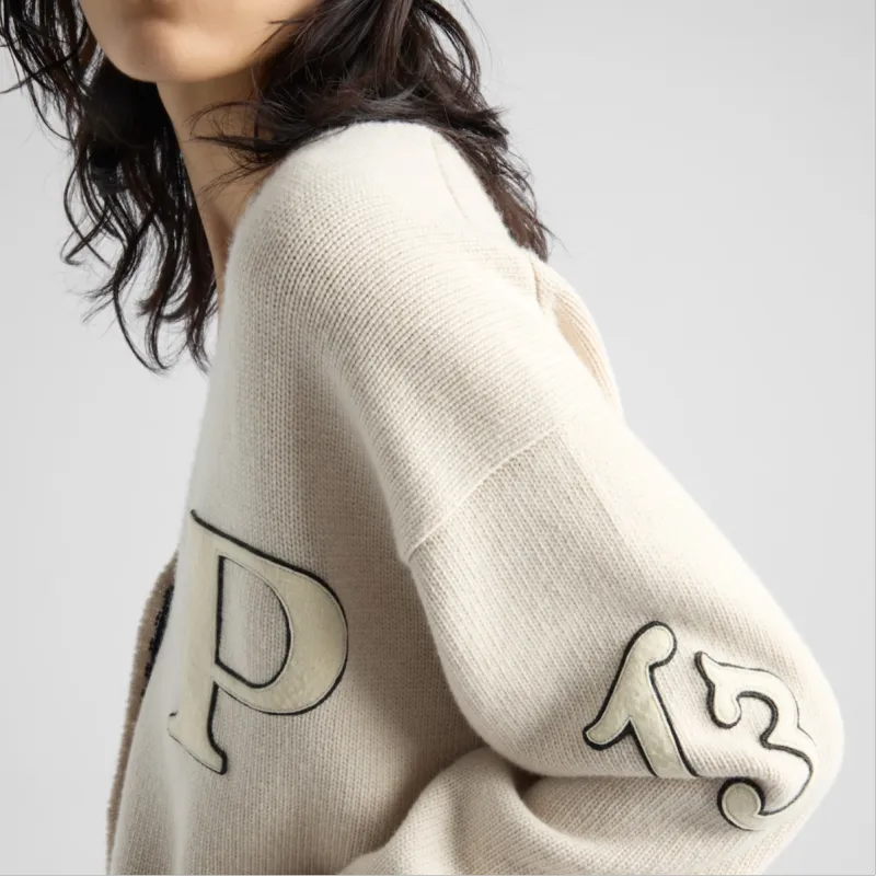 PRADA Wool And Cashmere Cardigan-5