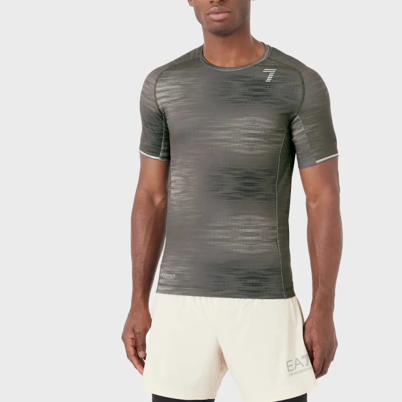 EMPORIO ARMANI EA7 T Shirt Men's Olive Green-5