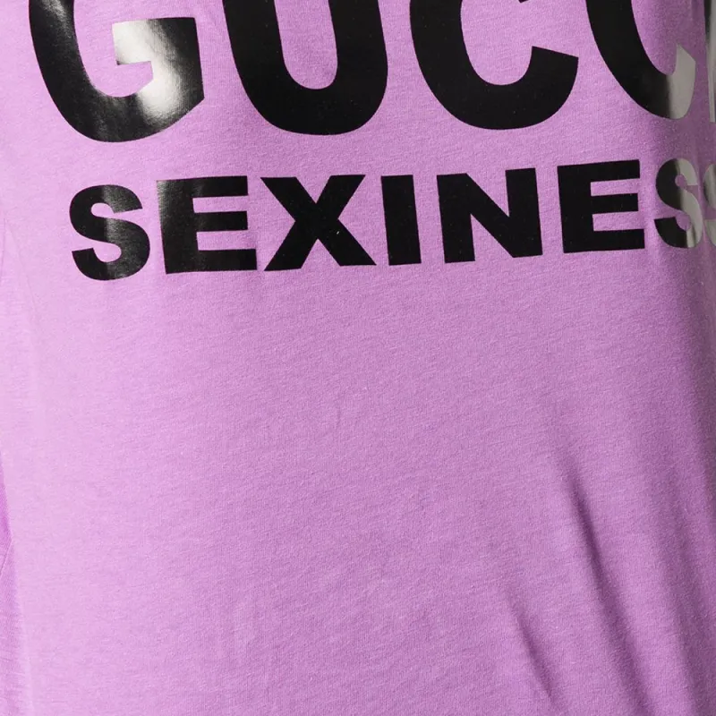 GUCCI SS23 Regular T Shirt Women's Purple-4
