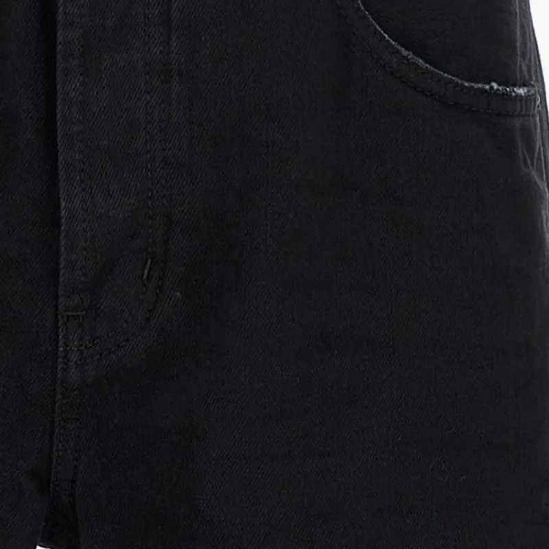SAINT LAURENT Buttoned Straight Leg Jeans-3