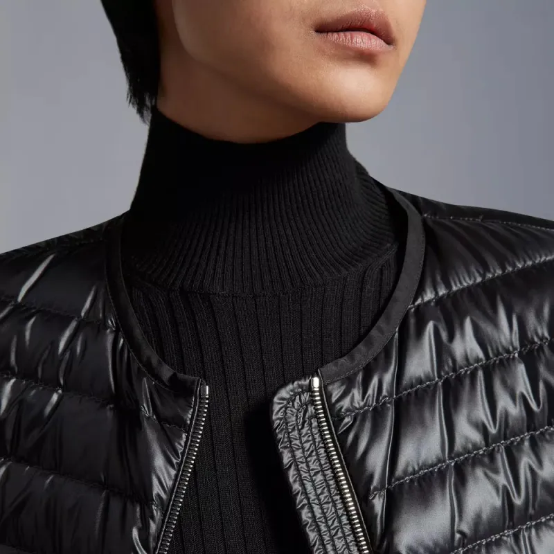 Moncler Down Jackets Women's Black-4