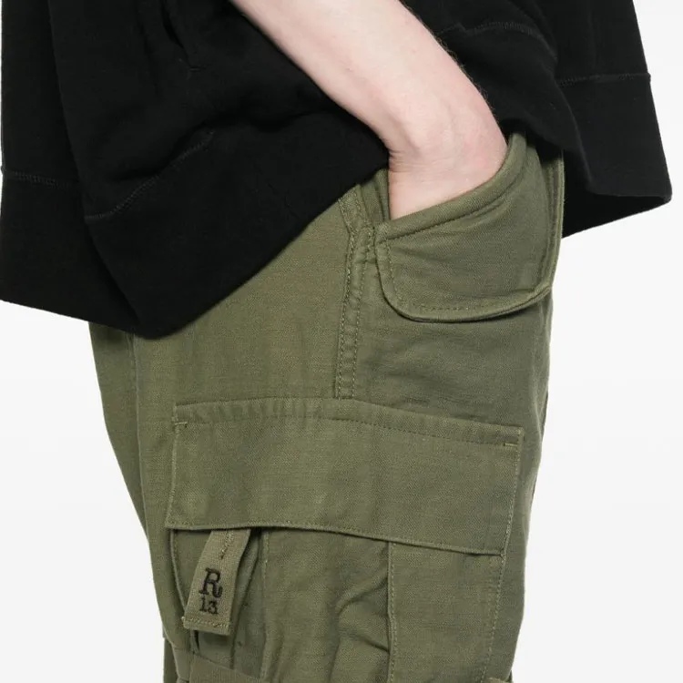 R13 Cotton Cargo Trousers-4