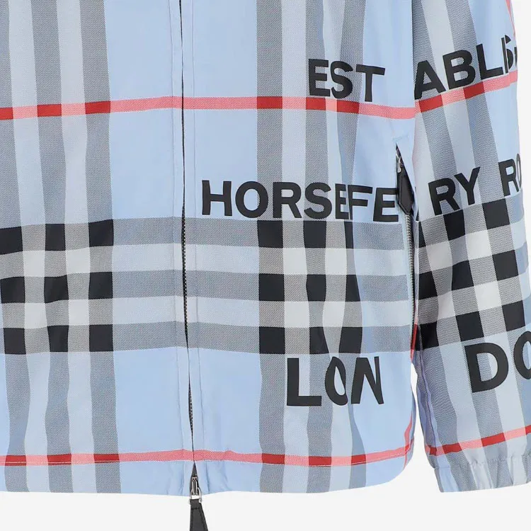 Burberry Horseferry Print Check Nylon Hooded Jacket-4