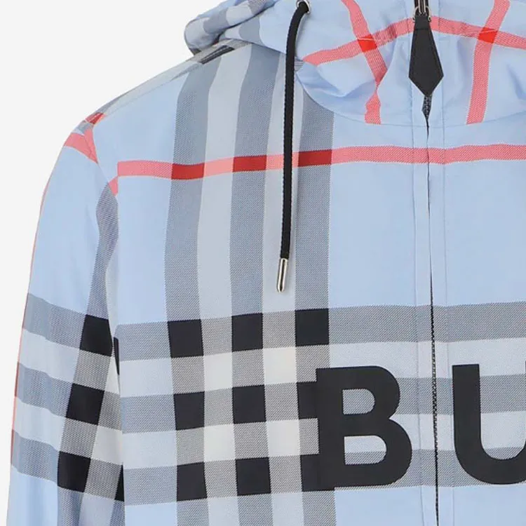 Burberry Horseferry Print Check Nylon Hooded Jacket-3