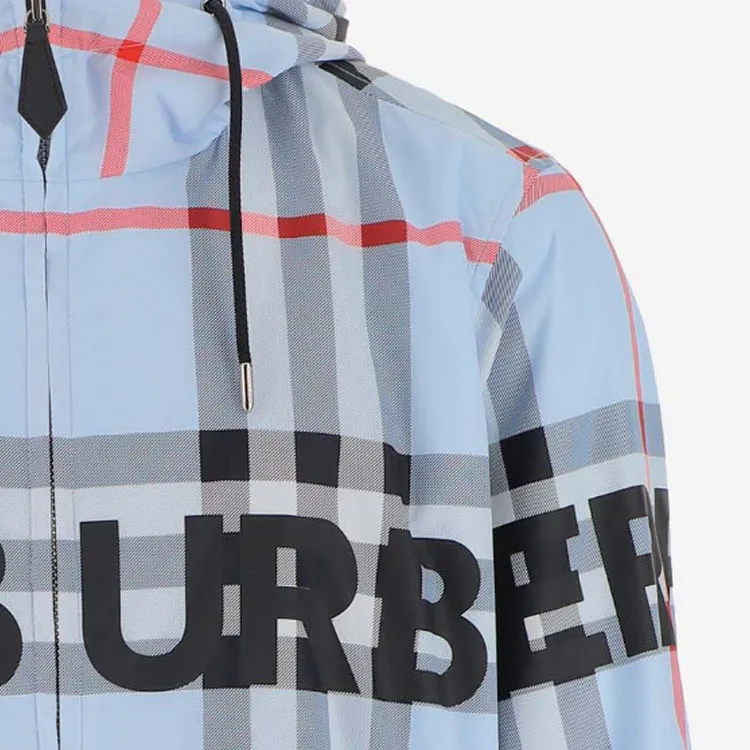 Burberry Horseferry Print Check Nylon Hooded Jacket-2