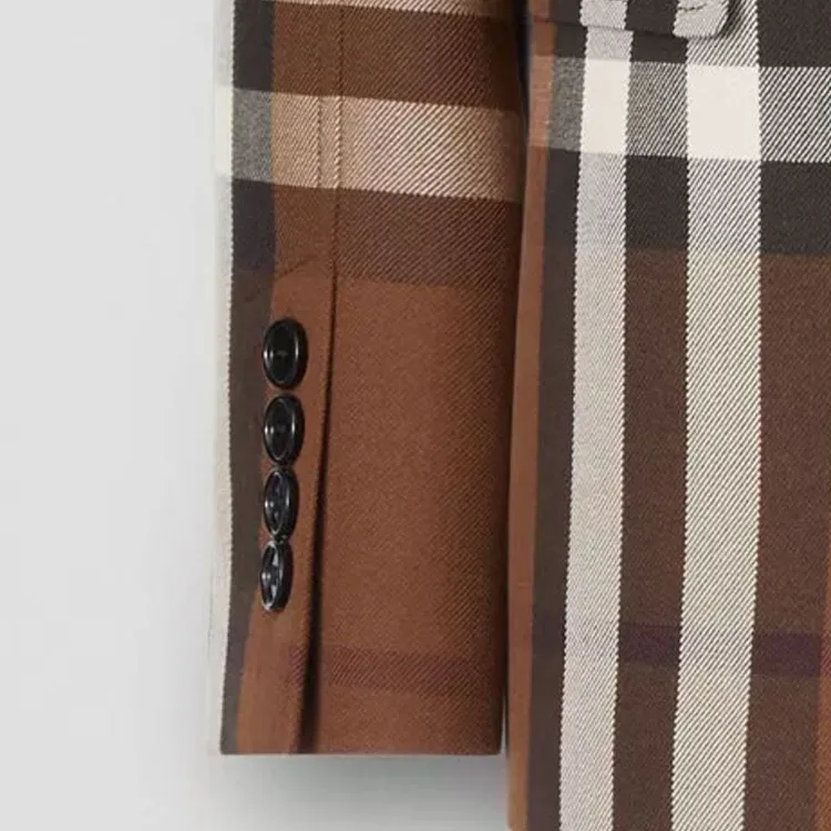 Burberry Checked Tailored Blazer-5