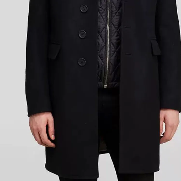 Burberry Coats Men Black-3