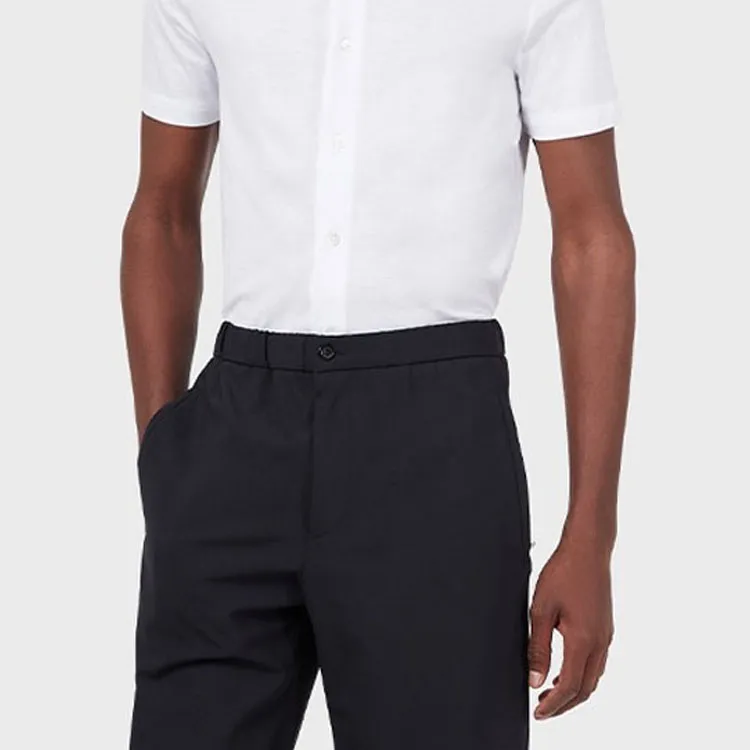 EMPORIO ARMANI Asv Short sleeved Lyocell blend Jersey Shirt-4