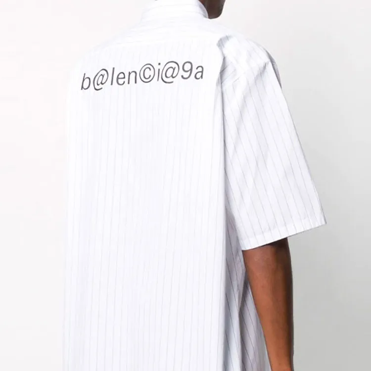 Balenciaga Shirts Men White-5