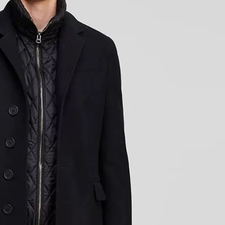 Burberry Coats Men Black-5