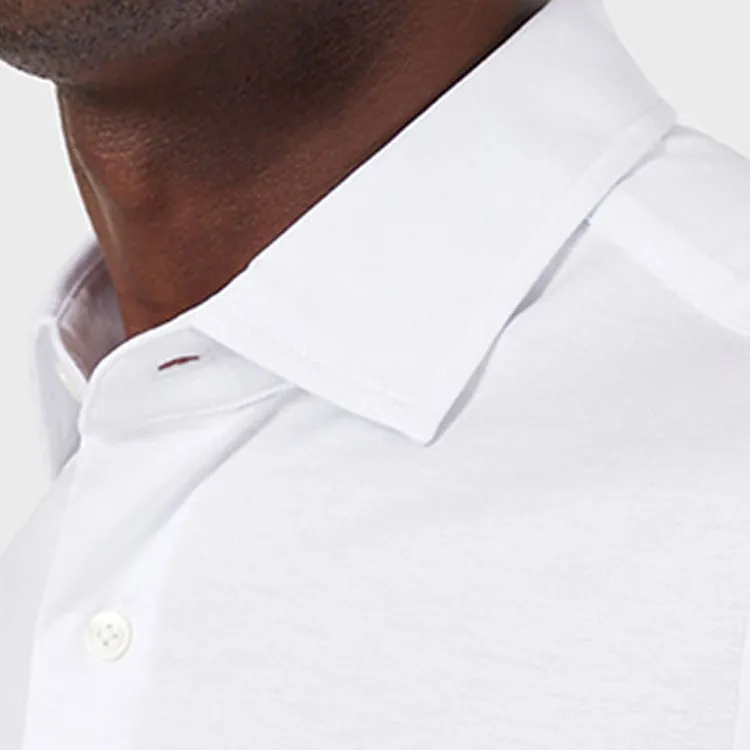 EMPORIO ARMANI Asv Short sleeved Lyocell blend Jersey Shirt-3