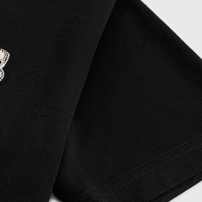 KARL LAGERFELD Polo Shirt Men Black-4