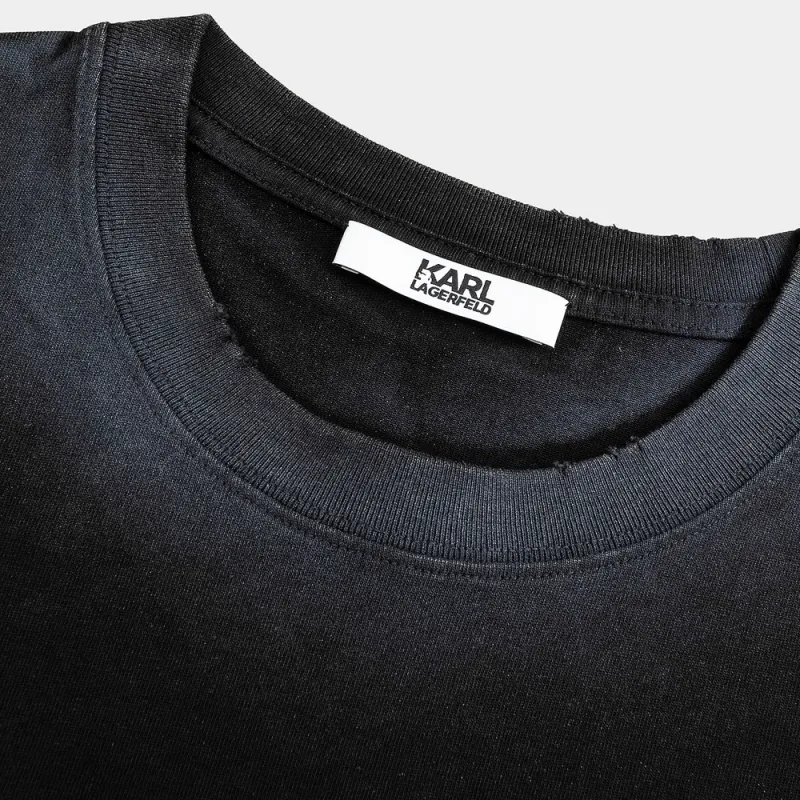 KARL LAGERFELD SS24 T Shirt Men Black-4