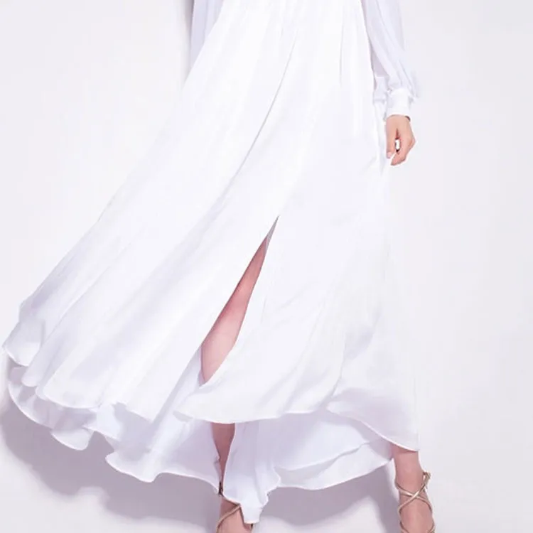 PINKO Long Sleeved Dresses Women's White-5