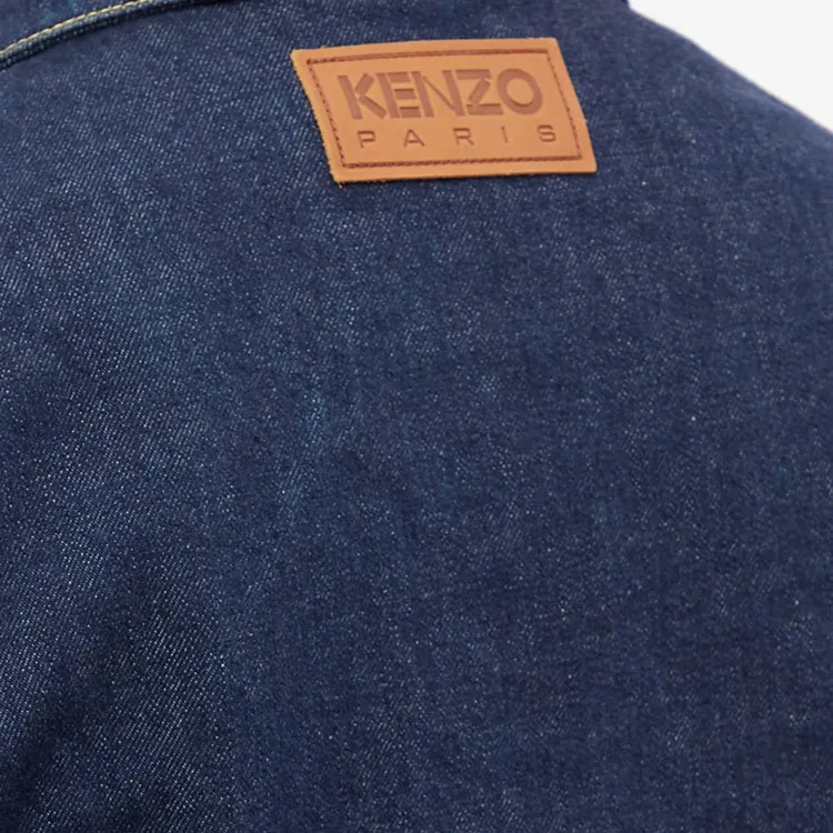 KENZO Denim Jackets Men Ink-6