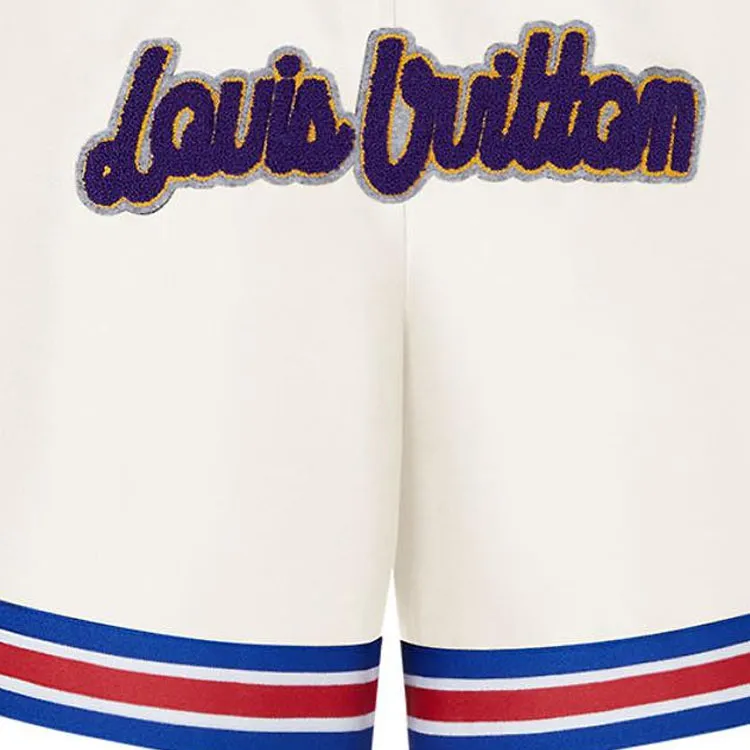 LOUIS VUITTON x NBA New Quarterly Products Of LV Basketball Shorts Men's White-3