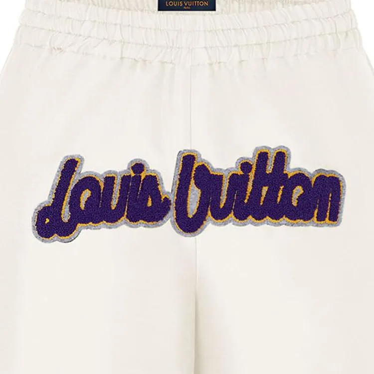 LOUIS VUITTON x NBA New Quarterly Products Of LV Basketball Shorts Men's White-4