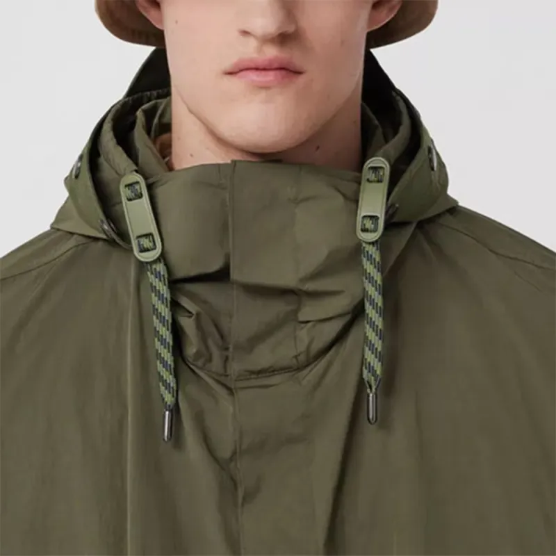 Burberry Drawstring Hooded Jacket-4